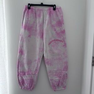Mia Maples Pink Tie-Dye Sweatpants